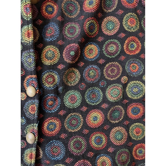 Christopher & Banks Womens Large Circle Pattern Vest - Picture 4 of 4